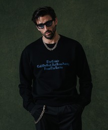 60s ネイビースウェット オールドイングリッシュ CRIMIE トレーナー スウェット OLD ENGLISH CREW NECK SWEAT