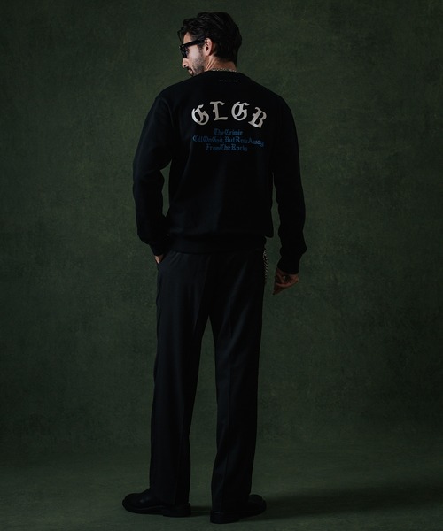 60s ネイビースウェット　オールドイングリッシュ CRIMIE トレーナー スウェット OLD ENGLISH CREW NECK SWEAT