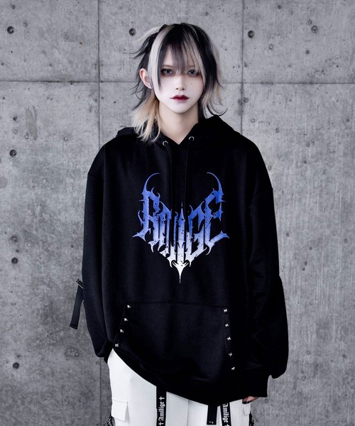 Amilige パーカー Amiligeロゴグラデーションパーカー