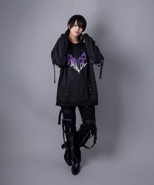 Amilige パーカー Amiligeロゴグラデーションパーカー