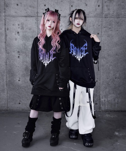 Amilige パーカー Amiligeロゴグラデーションパーカー