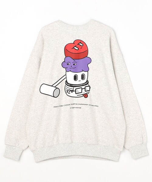 トレーナー スウェット Kurt Wu/カート ウー KURTS FRIENDS SWEAT/バックプリント クルーネック スウェット メンズ | FREAK'S STORE | 11