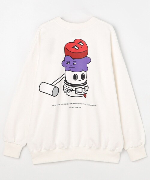 トレーナー スウェット Kurt Wu/カート ウー KURTS FRIENDS SWEAT/バックプリント クルーネック スウェット メンズ | FREAK'S STORE | 12