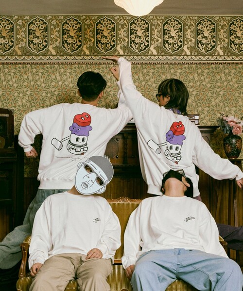 トレーナー スウェット Kurt Wu/カート ウー KURTS FRIENDS SWEAT/バックプリント クルーネック スウェット メンズ | FREAK'S STORE | 16
