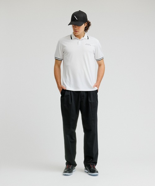 【ブラック（01）】Line Basic Polo Shirt S/S ポロシャツ Line Basic Polo Shirt S/S メンズ : ZOZOTOWN Yahoo!店