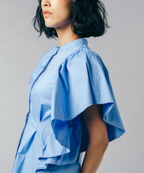 [DOUBLE STANDARD CLOTHING] короткий рукав блуза 36 белый женский 
