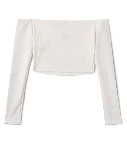 25SS新作★オフショルダー【ADIDAS】OFFSHOULDER TEE★2色 アディダス アディカラー オフショルダー 長袖Tシャツ