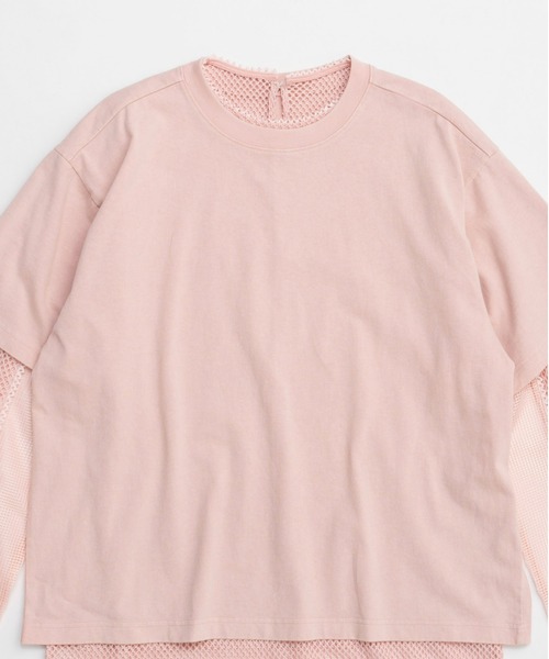 MAISON SPECIAL tシャツ Multiway Mesh Fabric Layered T-shirt