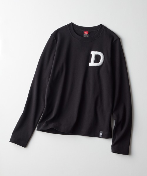 DOUBLE STANDARD CLOTHING tシャツ Dロゴ刺繍ロングスリーブT