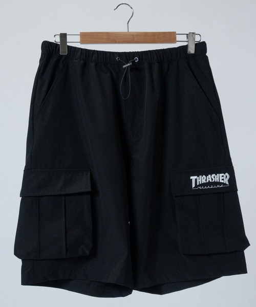 THRASHER ブラックショートパンツ THRASHER ブラック ショートパンツ - メルカリ