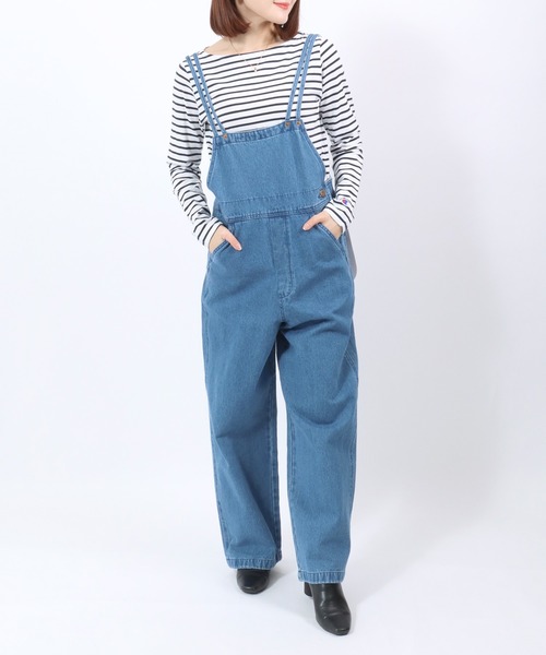 【オオハシ商店】リボンデニム オーバーオール サロペット★Dickies Dickies ディッキーズ デニム オーバーオール サロペット メンズ