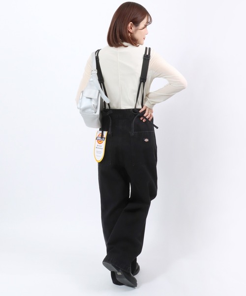 【オオハシ商店】リボンデニム オーバーオール サロペット★Dickies Dickies サロペット オーバーオール Dickies（ディッキーズ