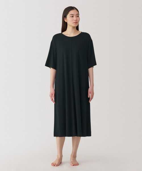 無印良品（MUJI） パジャマ ルームウェア 婦人 なめらか 涼感 五分袖