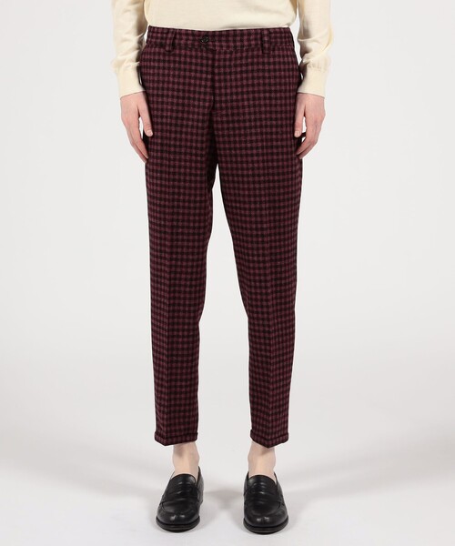 スラックス PT TRINO Rebel Fit ウールシルクリネン ノープリーツスラックス メンズの画像