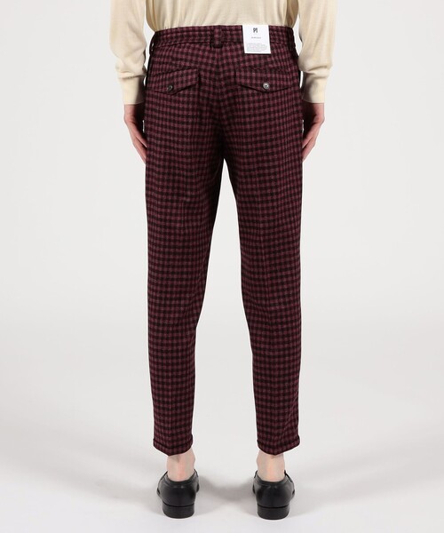 スラックス PT TRINO Rebel Fit ウールシルクリネン ノープリーツスラックス メンズの画像