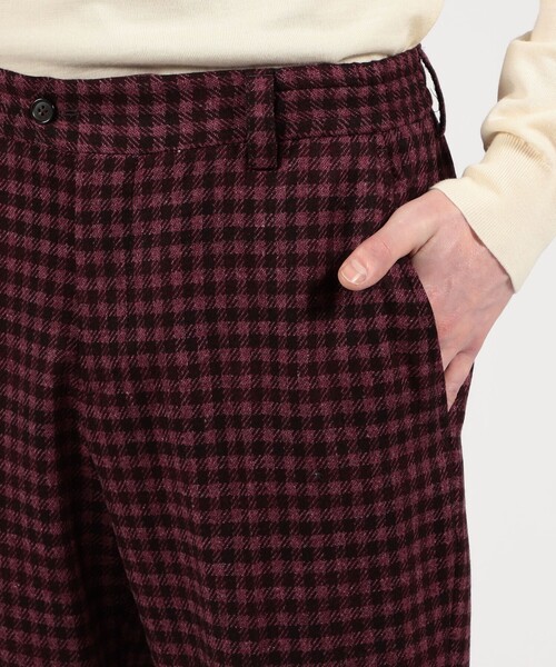 スラックス PT TRINO Rebel Fit ウールシルクリネン ノープリーツスラックス メンズの画像