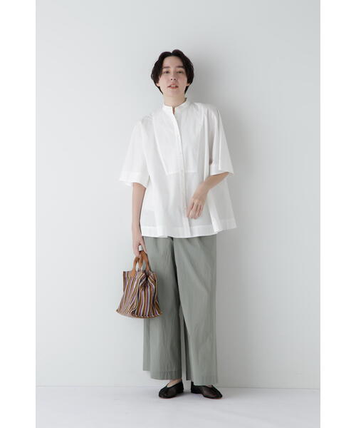 【未使用品】HUMAN WOMAN コットンリネンワイドパンツ human woman｜リネンコットンセミワイドパンツ | Rakuten