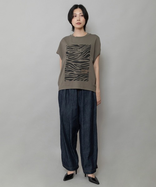 tシャツ ゼブラプリントプルオーバー レディース Munich tシャツ ゼブラプリントプルオーバー レディース