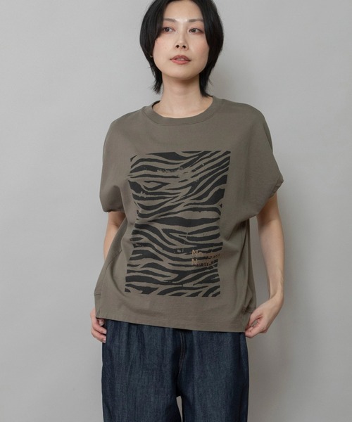 tシャツ M1317 スリーブタックウォームプルオーバー レディース Munich（ミューニック）の「40/2コットンジャージロゴプリント