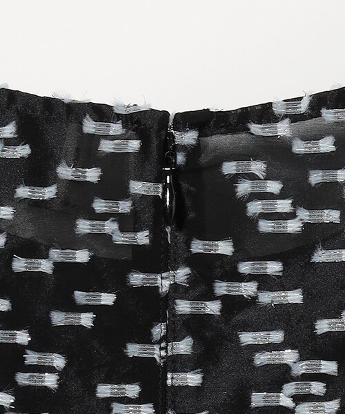 UNITED ARROWS ブラウス シャツ カットジャガード パフスリーブ