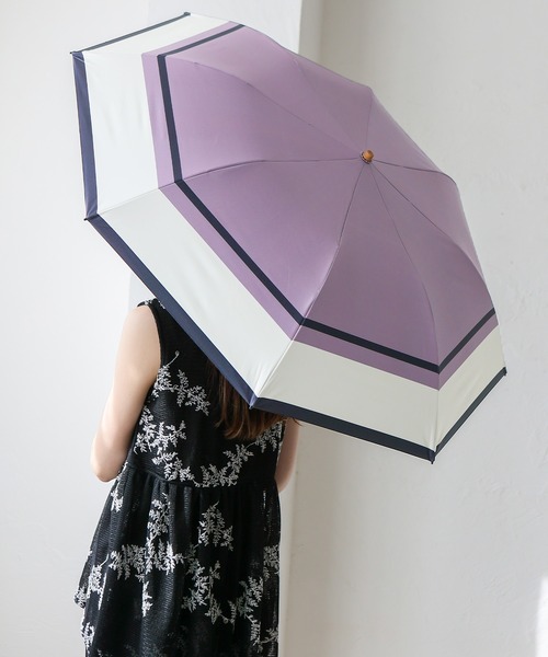 折りたたみ傘 2段折りショート傘（晴雨兼用/親骨55cm） レディース | VitaFelice | 26
