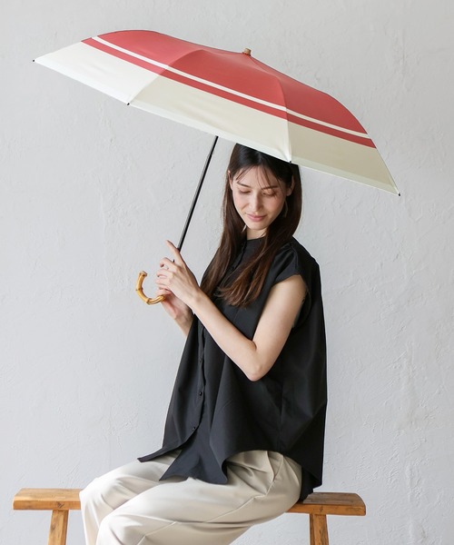 折りたたみ傘 2段折りショート傘（晴雨兼用/親骨55cm） レディース | VitaFelice | 10