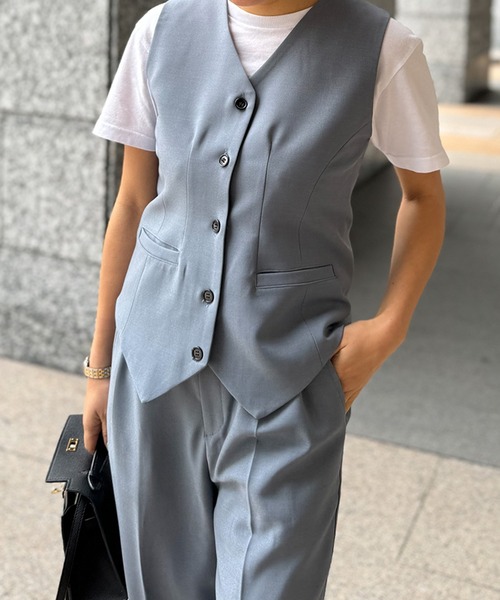 ベスト ジレ スタンダードジレ「低身長・小柄女性向け」 レディース