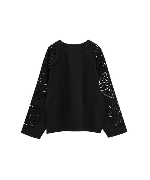 1er Arrondissement ブラウス シャツ エンブロイダリーブラウス 