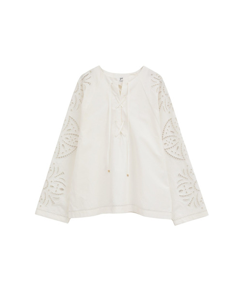 1er Arrondissement ブラウス シャツ エンブロイダリーブラウス 
