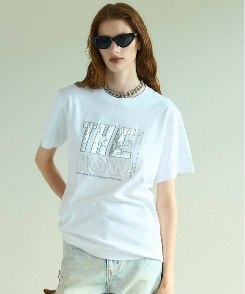 MAISON SPECIAL tシャツ THE NOW Logo T-shirt/THE NOWロゴT