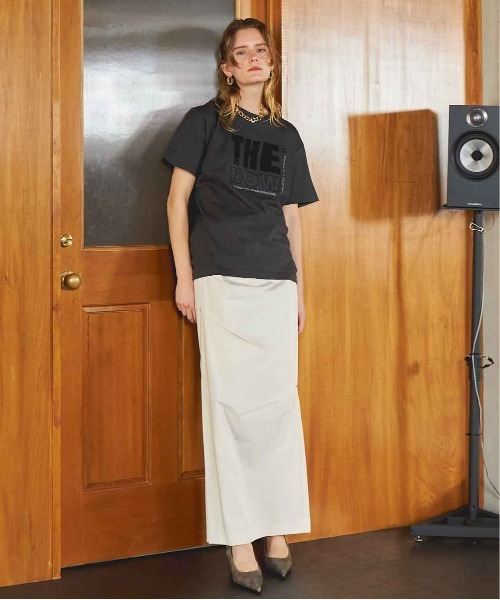 tシャツ THE NOW Logo T-shirt/THE NOWロゴTシャツ レディースの画像