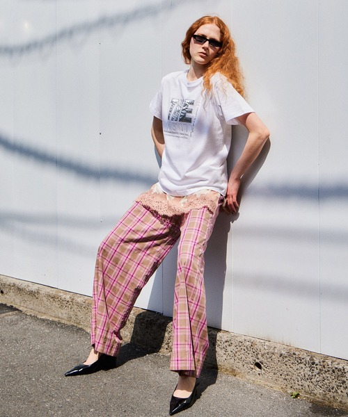 tシャツ THE NOW Logo T-shirt/THE NOWロゴTシャツ レディースの画像
