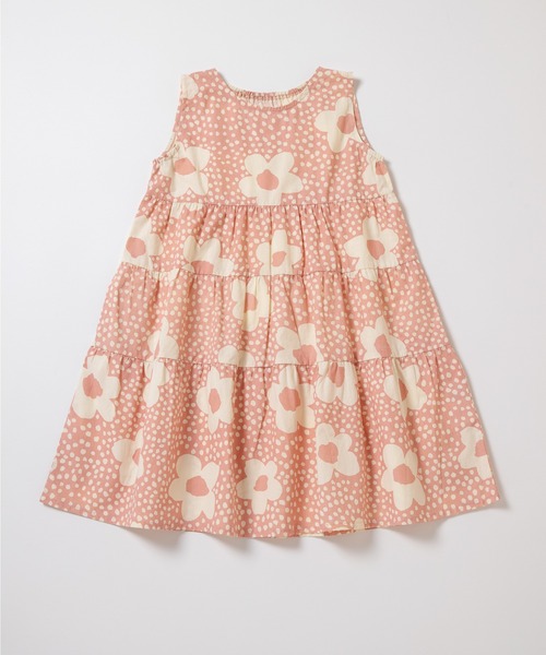 ever closet ワンピース 花柄ノースリーブワンピース キッズ