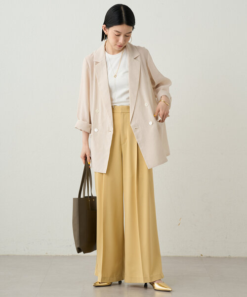 Loungedress ジャケット テーラードジャケット リネンライク