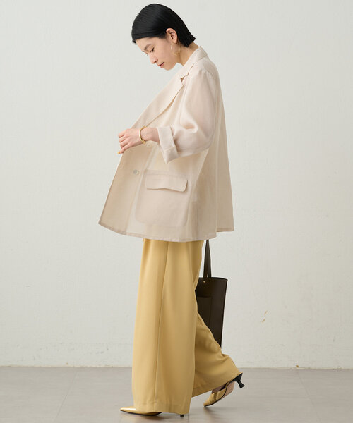 Loungedress ジャケット テーラードジャケット リネンライク