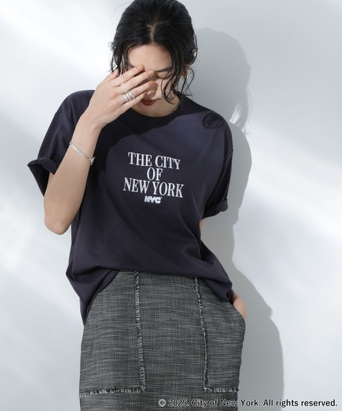 GOOD ROCK SPEED ×Anti Soaked(R) NYC Tシャツ GOOD ROCK SPEED × Anti Soaked (R) 汗染み防止 NYC Tシャツ