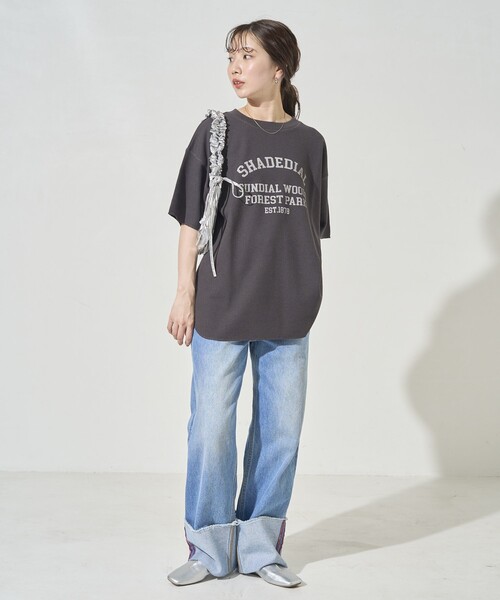 FREAK'S STORE tシャツ 限定展開 ミニ ワッフル ロゴ プリント