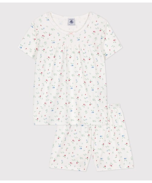 PETIT BATEAU（プチバトー） パジャマ 半袖パジャマ キッズ 子供 