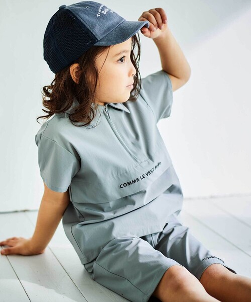 セットアップ　女児150 X-girl Stages セットアップ ロゴライン半袖Tシャツ＆スカパン