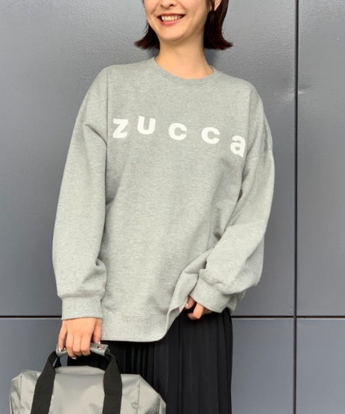 「ZUCCa」 スウェットカットソー L size グレー レディース