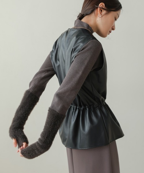 「Bab」 ノースリーブブラウス M ブラック レディース