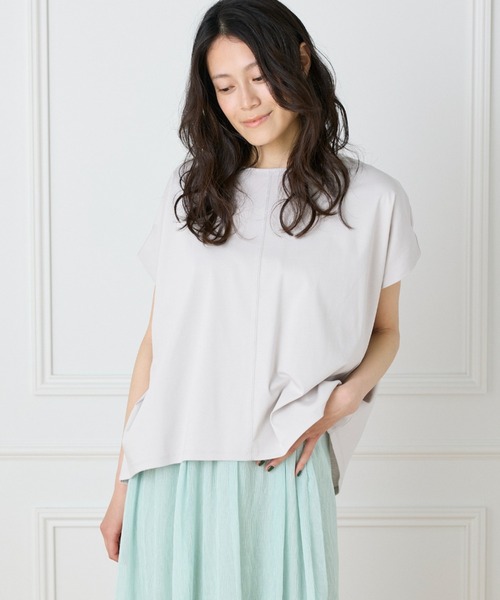 tシャツ 「接触冷感」ボックスシルエットプルオーバー レディース