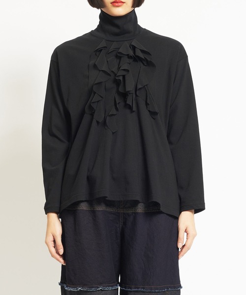 gommeフリルTEE gomme tシャツ 30/-天竺 フリルT レディース メンズ : ZOZOTOWN