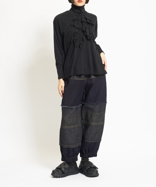 gomme tシャツ 30/-天竺 フリルT レディース メンズ : ZOZOTOWN