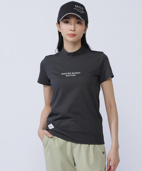 tシャツ 「MASTER BUNNY EDITION」エコブルードビーワッフル半袖モックネックカットソー レディース エコブルードビーワッフル半袖モックネックカットソー | MASTER