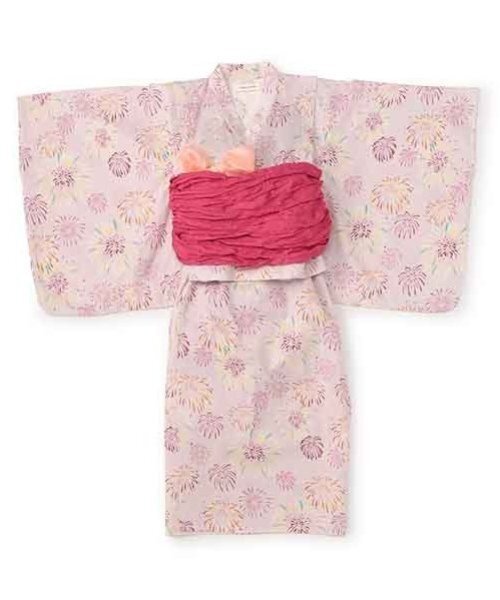 sense of wonder 浴衣 花火浴衣セット キッズ 子供 女の子 : ZOZOTOWN