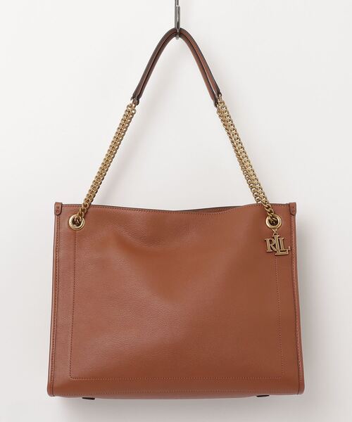 【Lauren RALPH LAUREN】ペブルレザースモール トートバッグ LAUREN RALPH トートバッグ ペブルド レザー ラージ Emerie