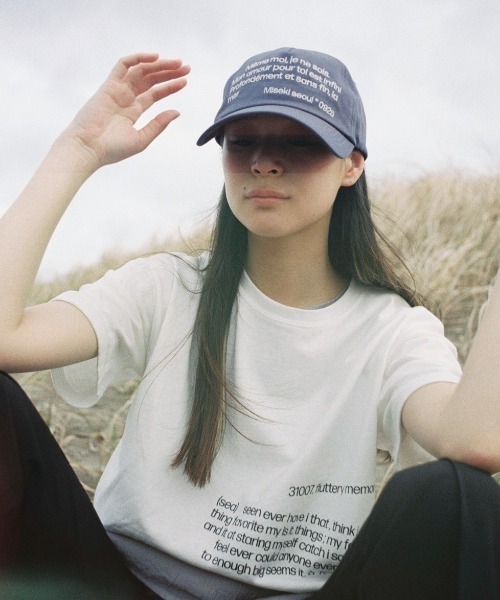 tシャツ Tilt quote short sleeves レディース