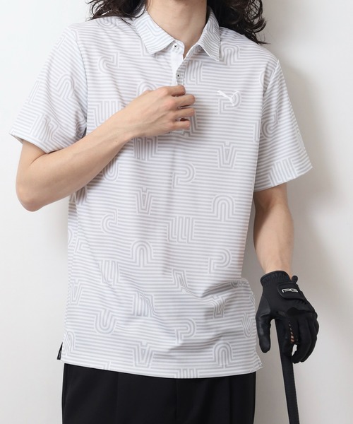 XXL プーマ ゴルフ ストレッチカノコ ユニークストライプ