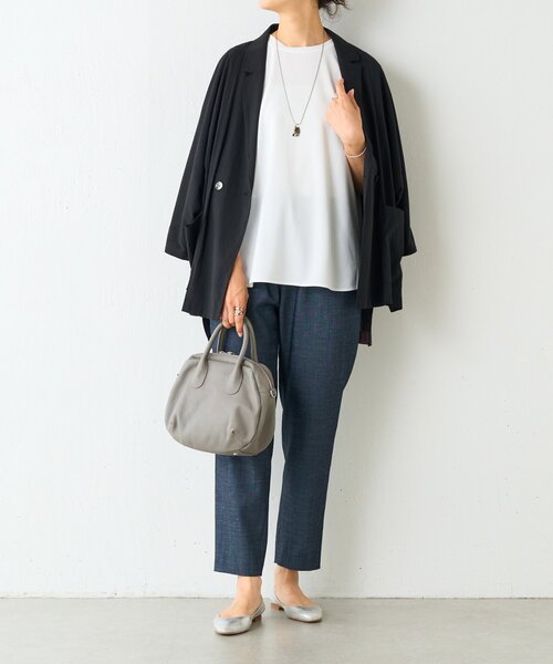 BEARDSLEY(BEARDSLEY GALLARDAGALANTE)◆半袖ブラウス/FREE/リネン/BLU/BA17E0040390100 BEARDSLEY(BEARDSLEY GALLARDAGALANTE)(ビアズリー(ビアズリーガ